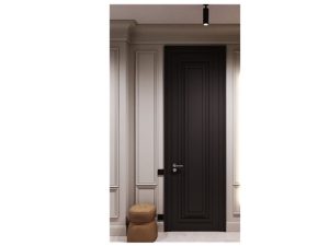 Contemporary Grooved Panel Door